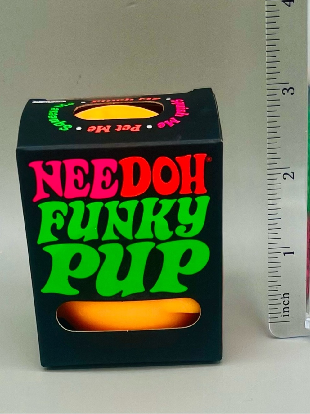 Authentic NEEDOH  “Funky Pup” Orange 🧡Soft Squishy Sensory Toy VIRAL New - Picture 11 of 11